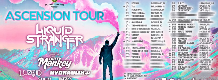 Guayakí Yerba Mate presents ASCENSION Tour with Liquid Stranger